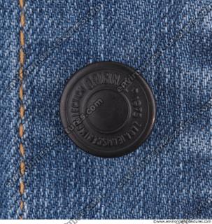 Photo Texture of Button Denim Jacket 0002